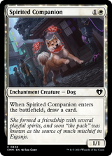 Spirited Companion (CMM-838) - Commander Masters [Common]