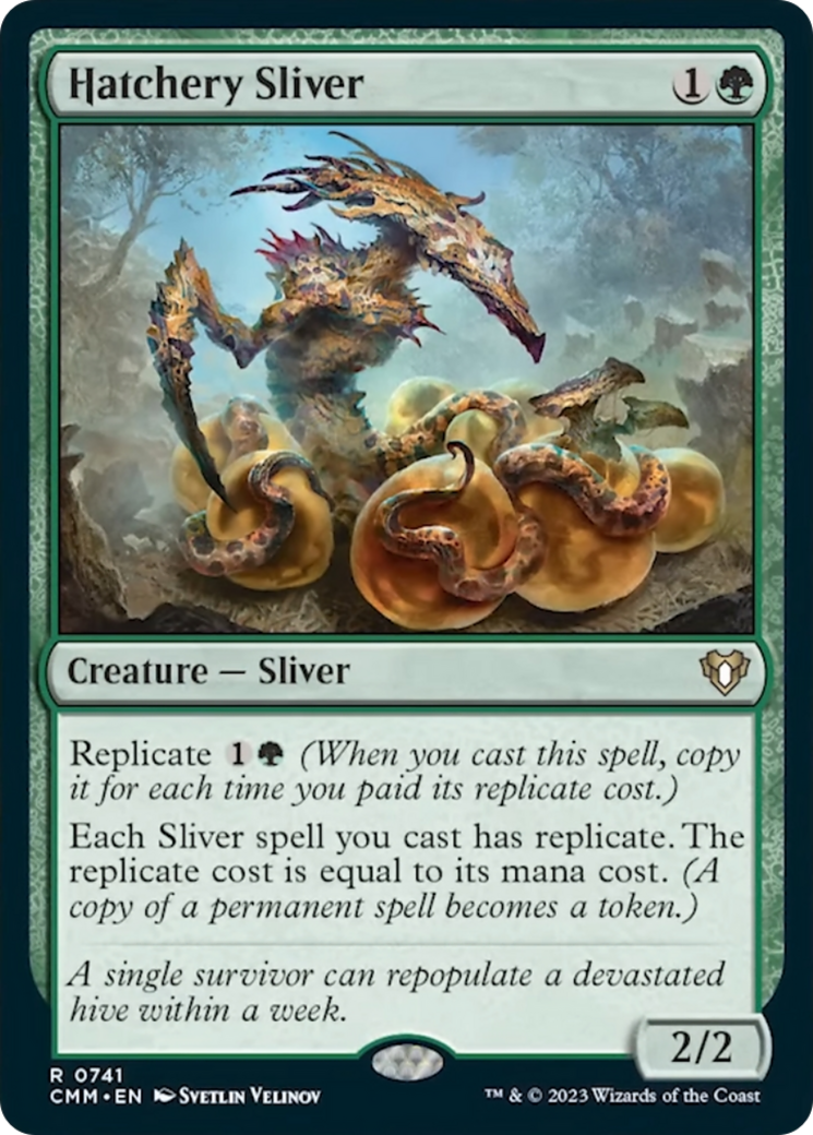 Hatchery Sliver (CMM-741) - Commander Masters [Rare]