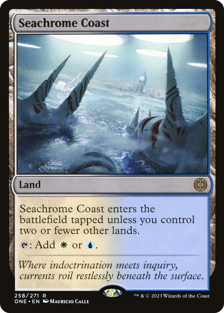 Seachrome Coast (ONE-258) - Phyrexia: All Will Be One [Rare]