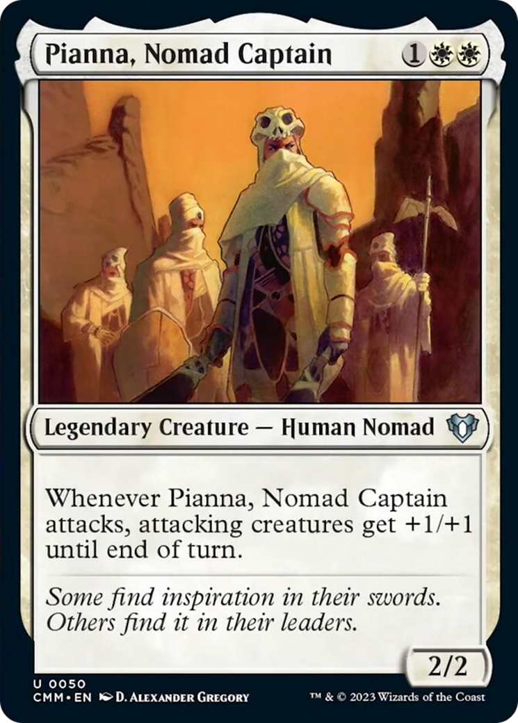 Pianna, Nomad Captain (CMM-050) - Commander Masters [Uncommon]