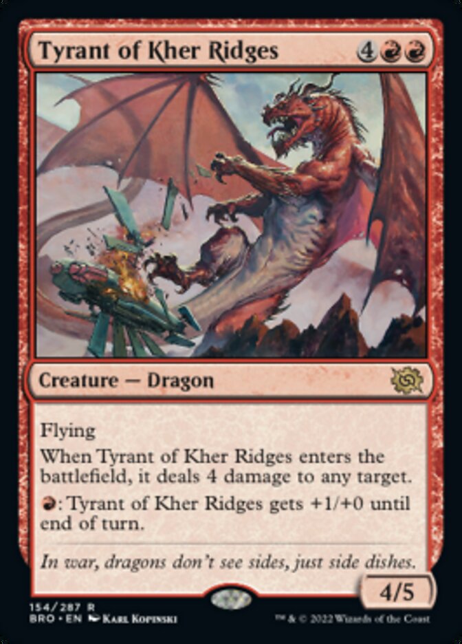 Tyrant of Kher Ridges (BRO-154) - The Brothers' War [Rare]