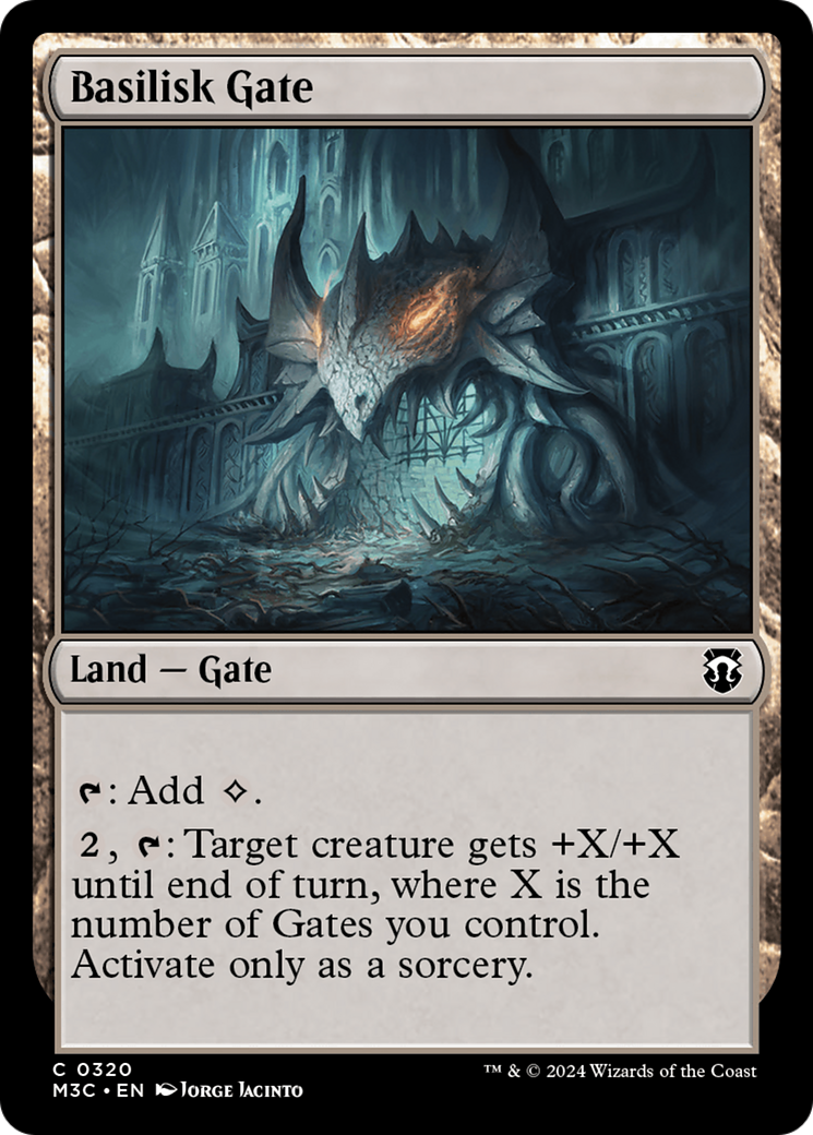 Basilisk Gate (M3C-320) - Modern Horizons 3 Commander Foil [Common]