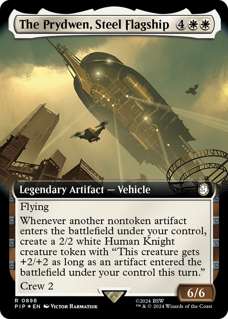 The Prydwen, Steel Flagship (PIP-898) - Fallout: (Extended Art) Surge Foil [Rare]