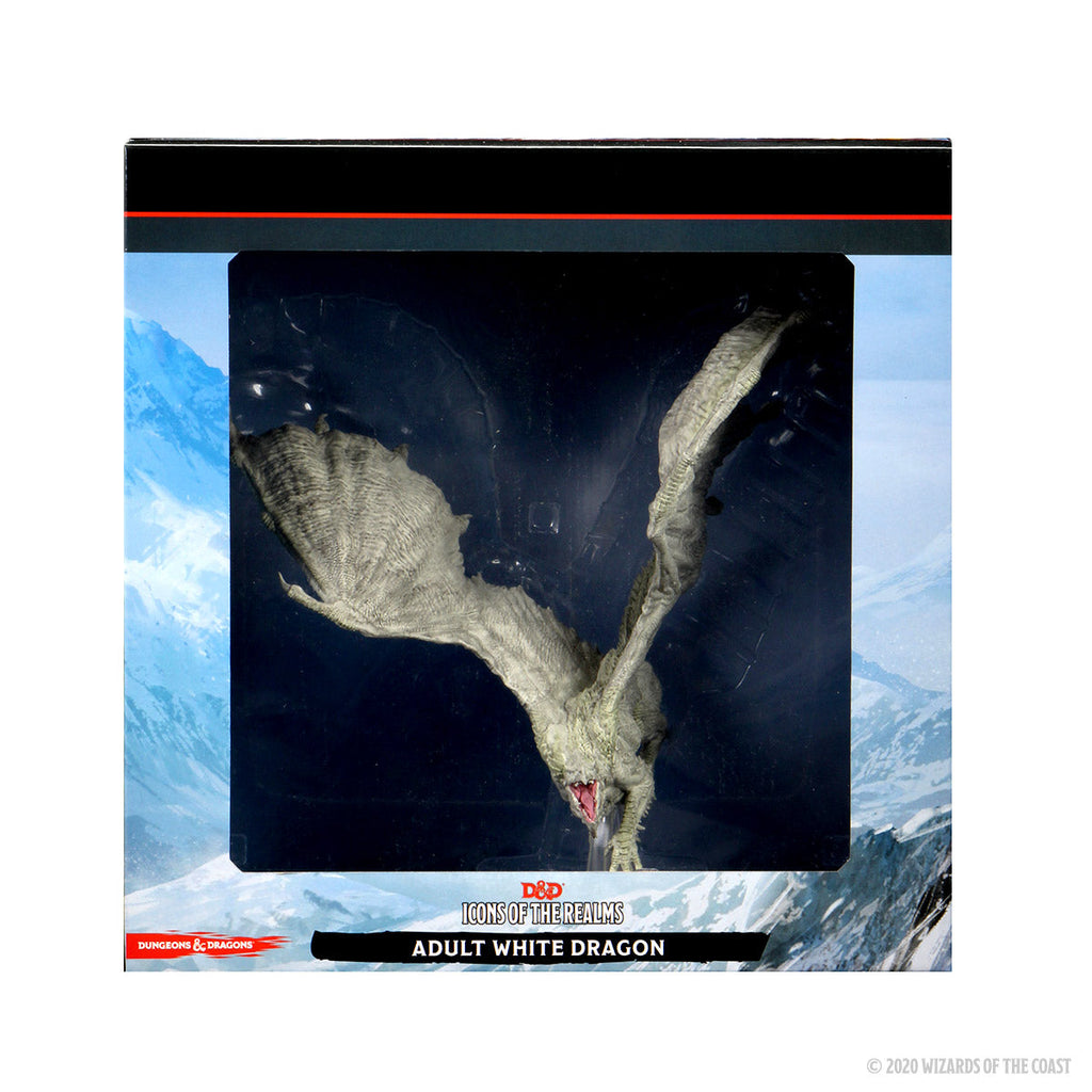 Dungeons & Dragons: Icons of the Realm: Adult White Dragon Premium Figure