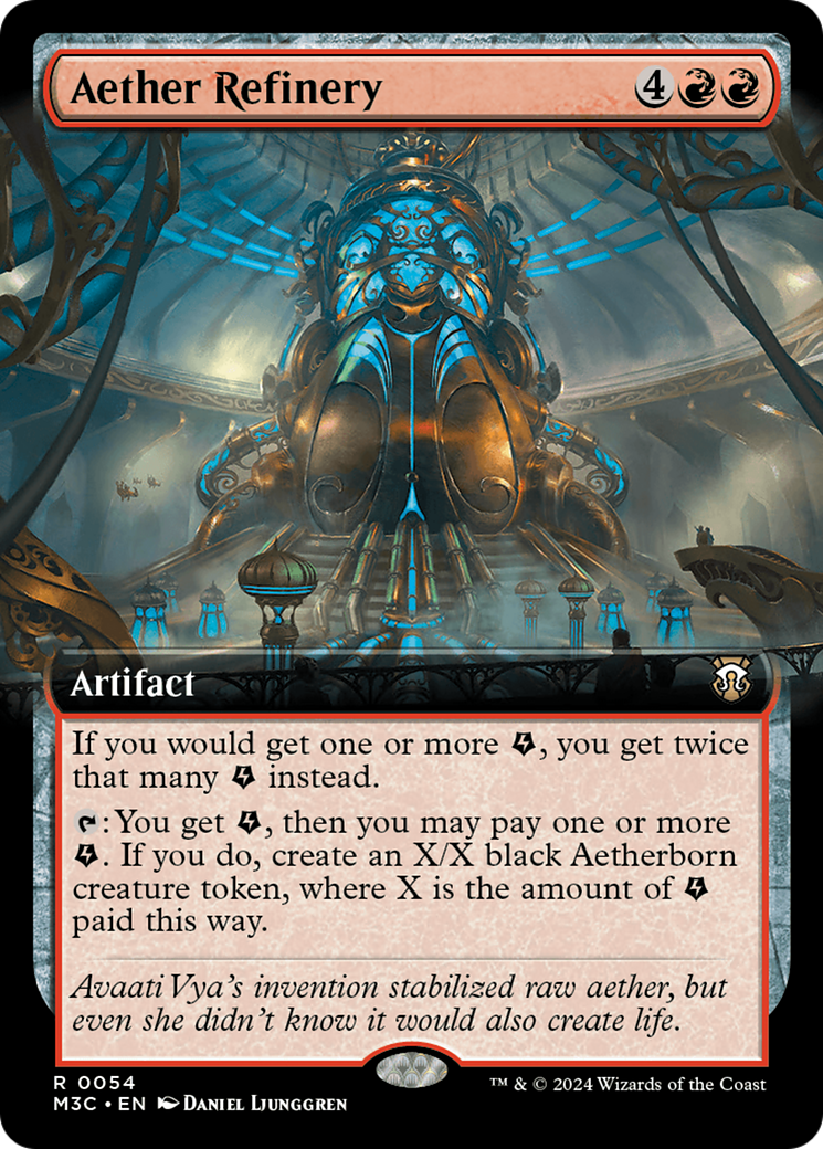 Aether Refinery (M3C-054) - Modern Horizons 3 Commander: (Extended Art) [Rare]