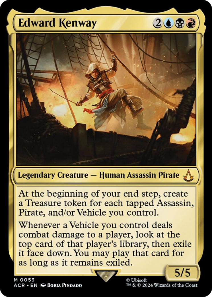 Edward Kenway (ACR-053) - Assassin's Creed Foil [Mythic]