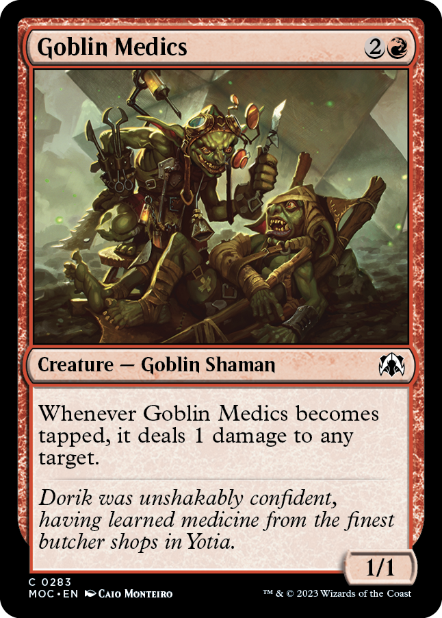 Goblin Medics (MOC-283) - March of the Machine Commander [Common]