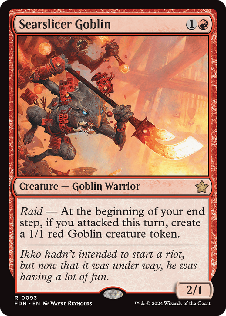 Searslicer Goblin (FDN-093) - Foundations [Rare]