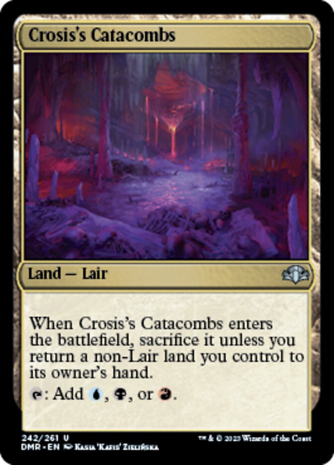 Crosis's Catacombs (DMR-242) - Dominaria Remastered [Uncommon]