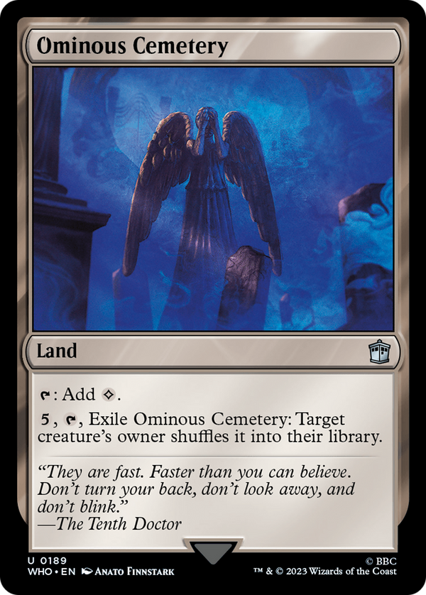 Ominous Cemetery (WHO-189) - Doctor Who [Uncommon]