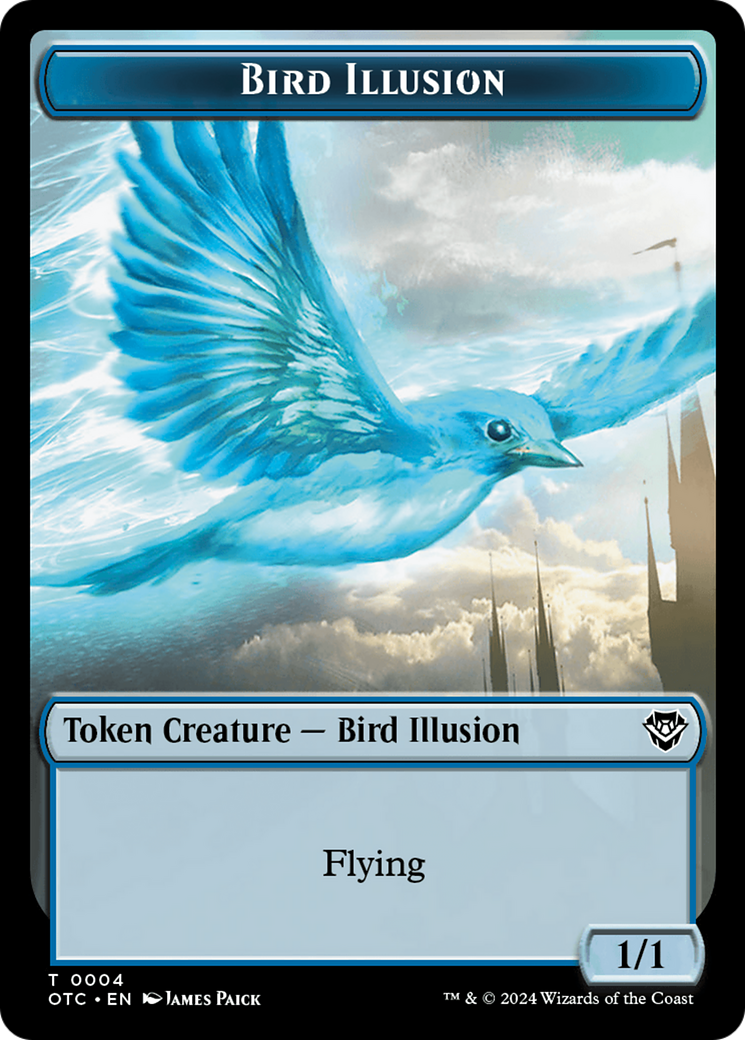 Bird Illusion (TOTC-004) - Outlaws of Thunder Junction Commander Tokens [Common]