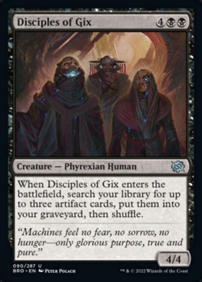 Disciples of Gix (BRO-090) - The Brothers' War [Uncommon]