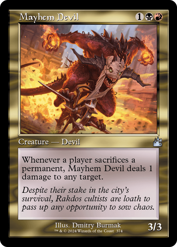 Mayhem Devil (RVR-374) - Ravnica Remastered [Uncommon]