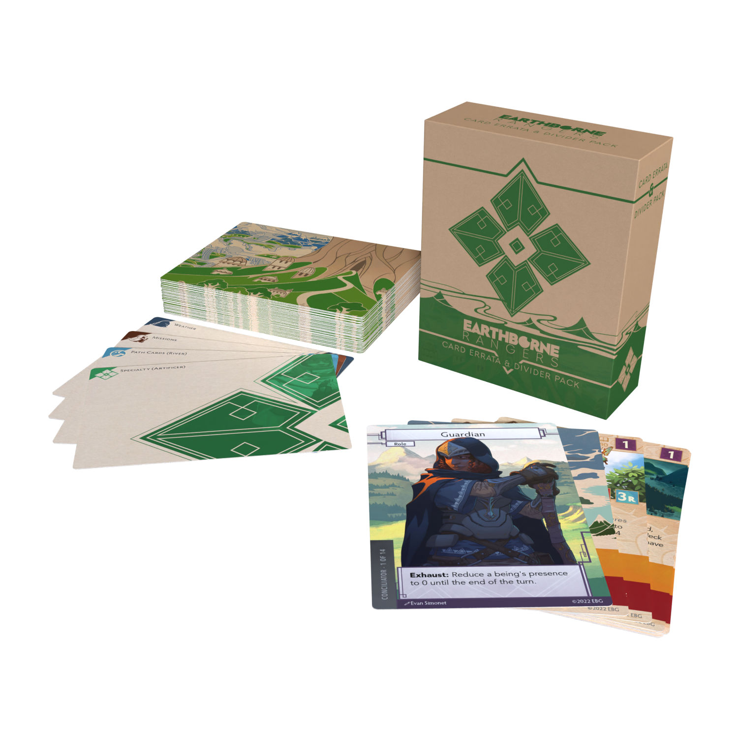 Earthborne Rangers: Card Errata and Divider Pack