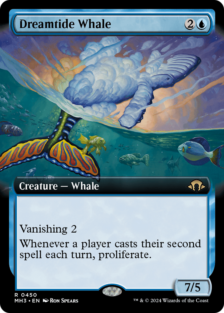 Dreamtide Whale (MH3-450) - Modern Horizons 3: (Extended Art) [Rare]