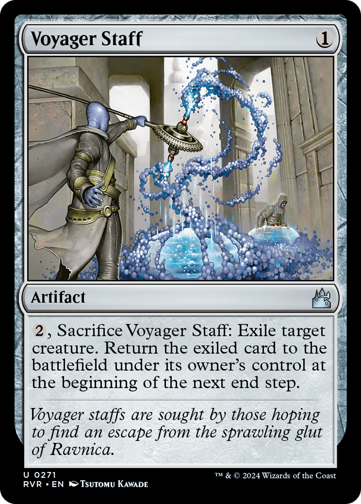 Voyager Staff (RVR-271) - Ravnica Remastered [Uncommon]