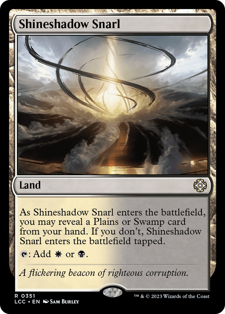 Shineshadow Snarl (LCC-351) - The Lost Caverns of Ixalan Commander [Rare]