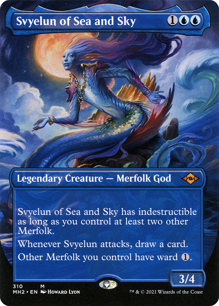 Svyelun of Sea and Sky (MH2-310) - Modern Horizons 2 (Borderless) Foil [Mythic]