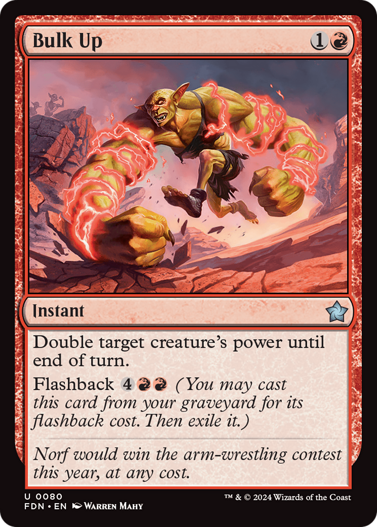 Bulk Up (FDN-080) - Foundations [Uncommon]