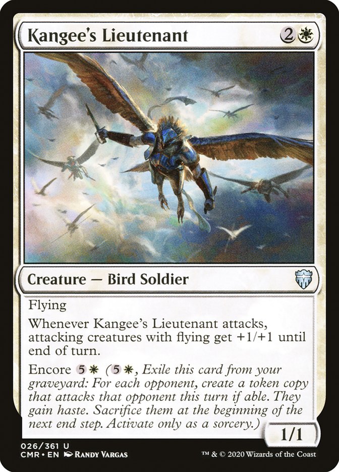 Kangee's Lieutenant (CMR-026) - Commander Legends [Uncommon]
