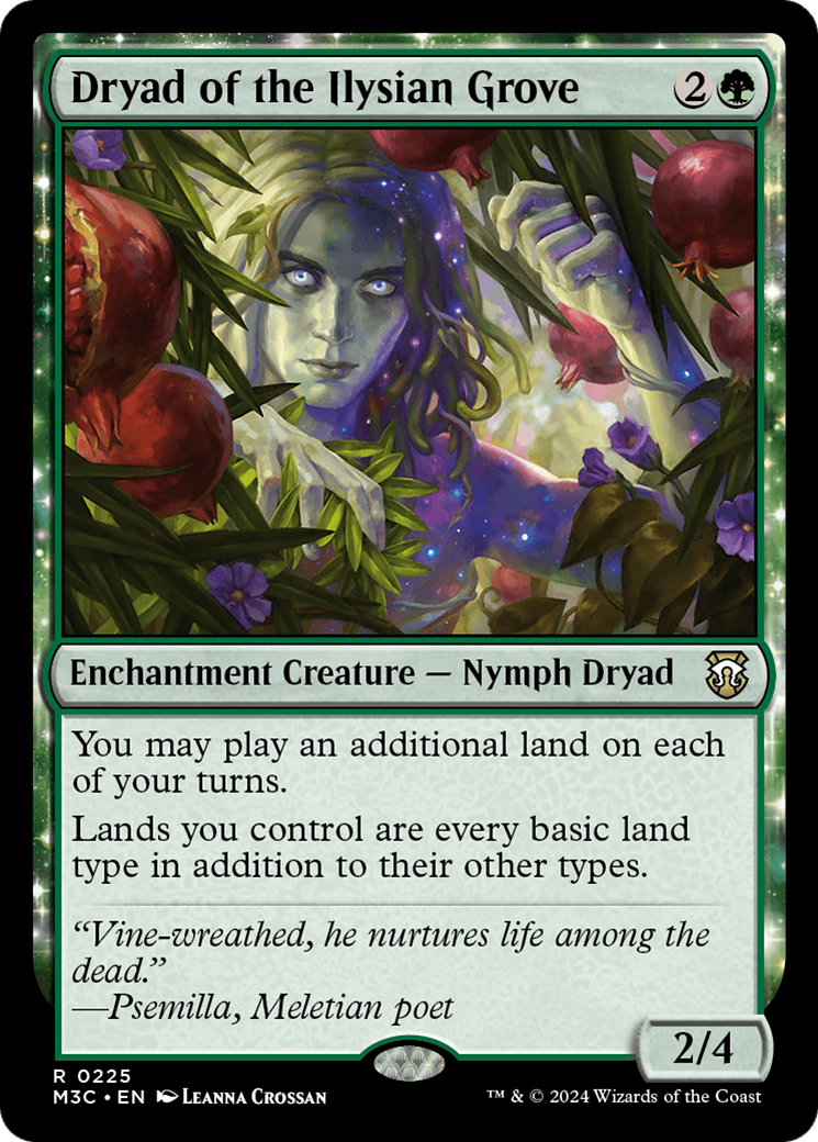 Dryad of the Ilysian Grove (M3C-225) - Modern Horizons 3 Commander [Rare]