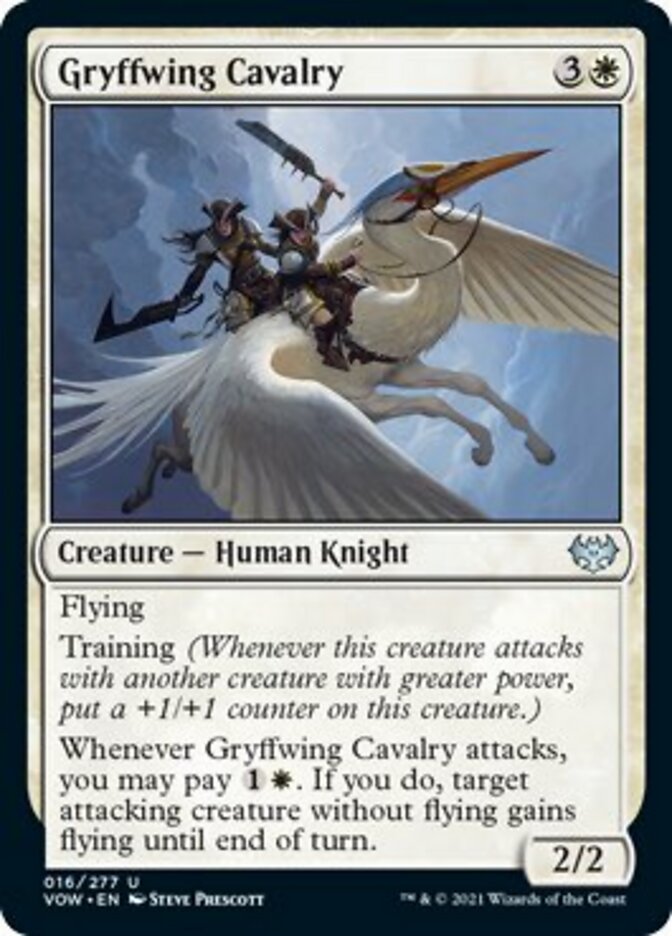 Gryffwing Cavalry (VOW-016) - Innistrad: Crimson Vow [Uncommon]