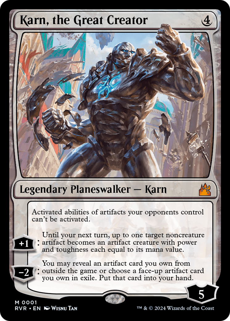 Karn, the Great Creator (RVR-001) - Ravnica Remastered [Mythic]