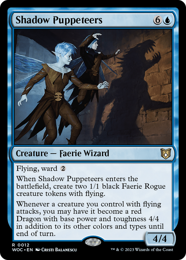 Shadow Puppeteers (WOC-012) - Wilds of Eldraine Commander [Rare]