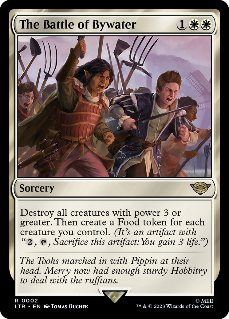 The Battle of Bywater (LTR-002) - The Lord of the Rings: Tales of Middle-earth Foil [Rare]