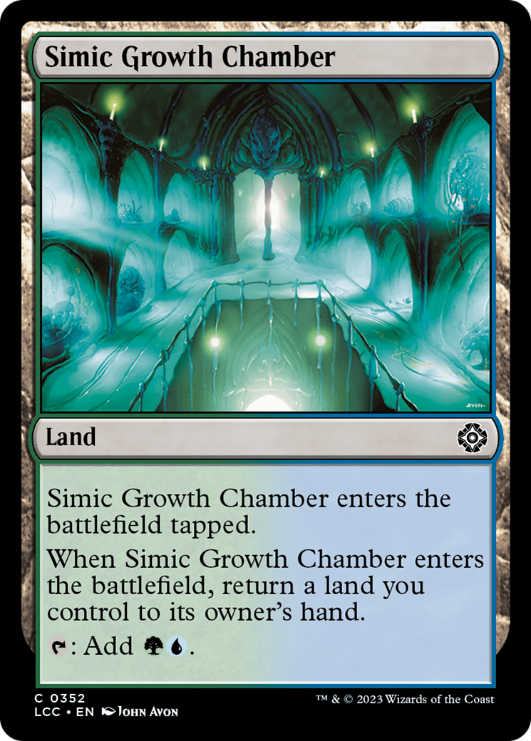 Simic Growth Chamber (LCC-352) - The Lost Caverns of Ixalan Commander [Common]