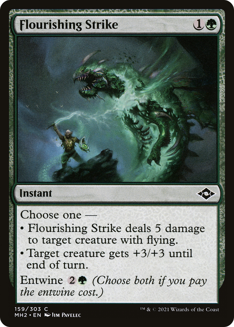 Flourishing Strike (MH2-159) - Modern Horizons 2 Foil [Common]
