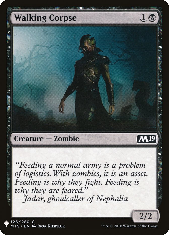 Walking Corpse (PLST-M19-126) - The List [Common]