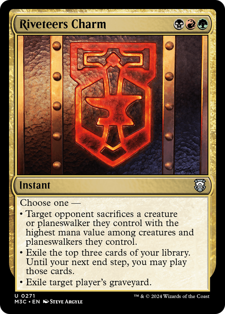 Riveteers Charm (M3C-271) - Modern Horizons 3 Commander Foil [Uncommon]
