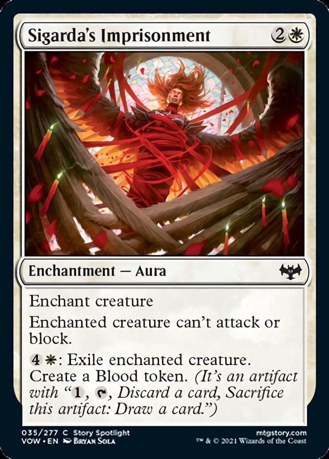 Sigarda's Imprisonment (VOW-035) - Innistrad: Crimson Vow [Common]