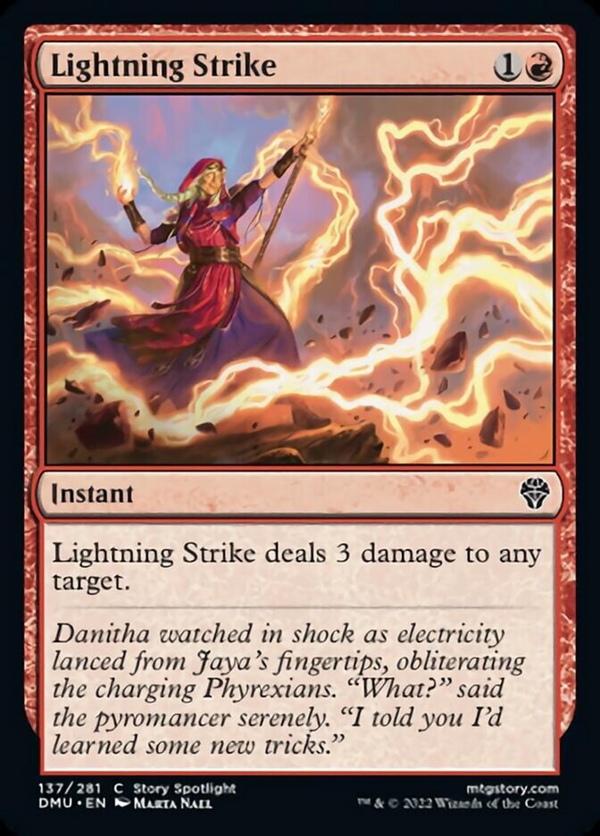 Lightning Strike (DMU-137) - Dominaria United [Common]
