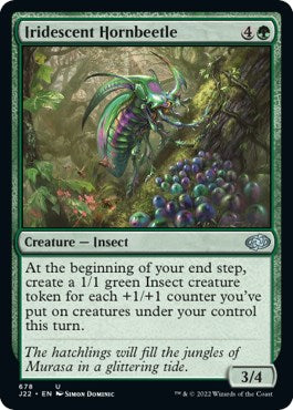 Iridescent Hornbeetle (J22-678) - Jumpstart 2022 [Uncommon]