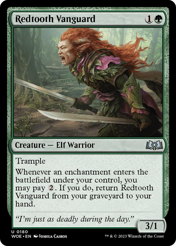 Redtooth Vanguard (WOE-180) - Wilds of Eldraine [Uncommon]