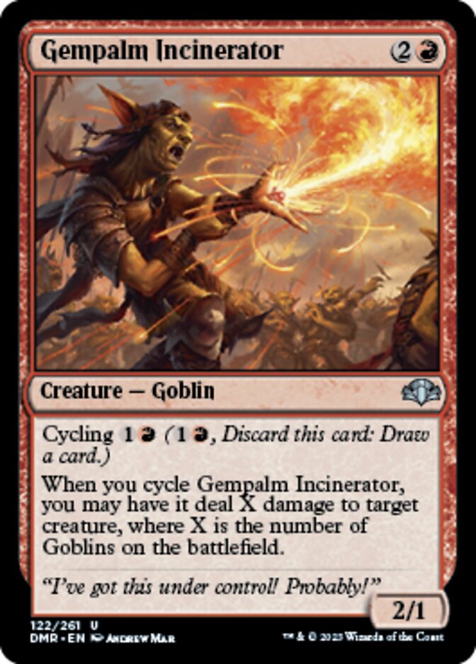 Gempalm Incinerator (DMR-122) - Dominaria Remastered [Uncommon]
