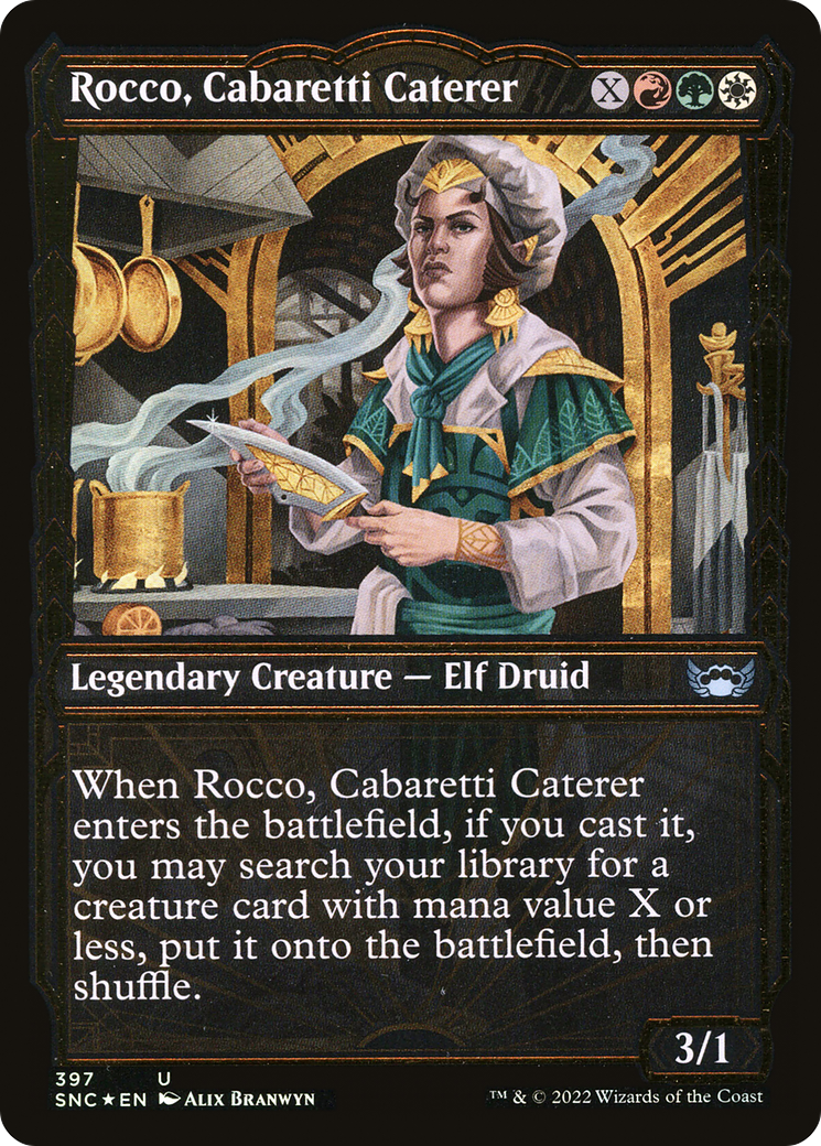 Rocco, Cabaretti Caterer (SNC-397) - Streets of New Capenna: (Showcase) Foil [Uncommon]