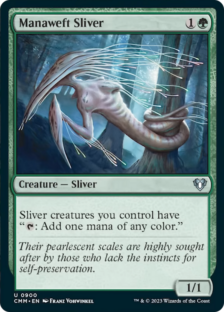Manaweft Sliver (CMM-900) - Commander Masters [Uncommon]