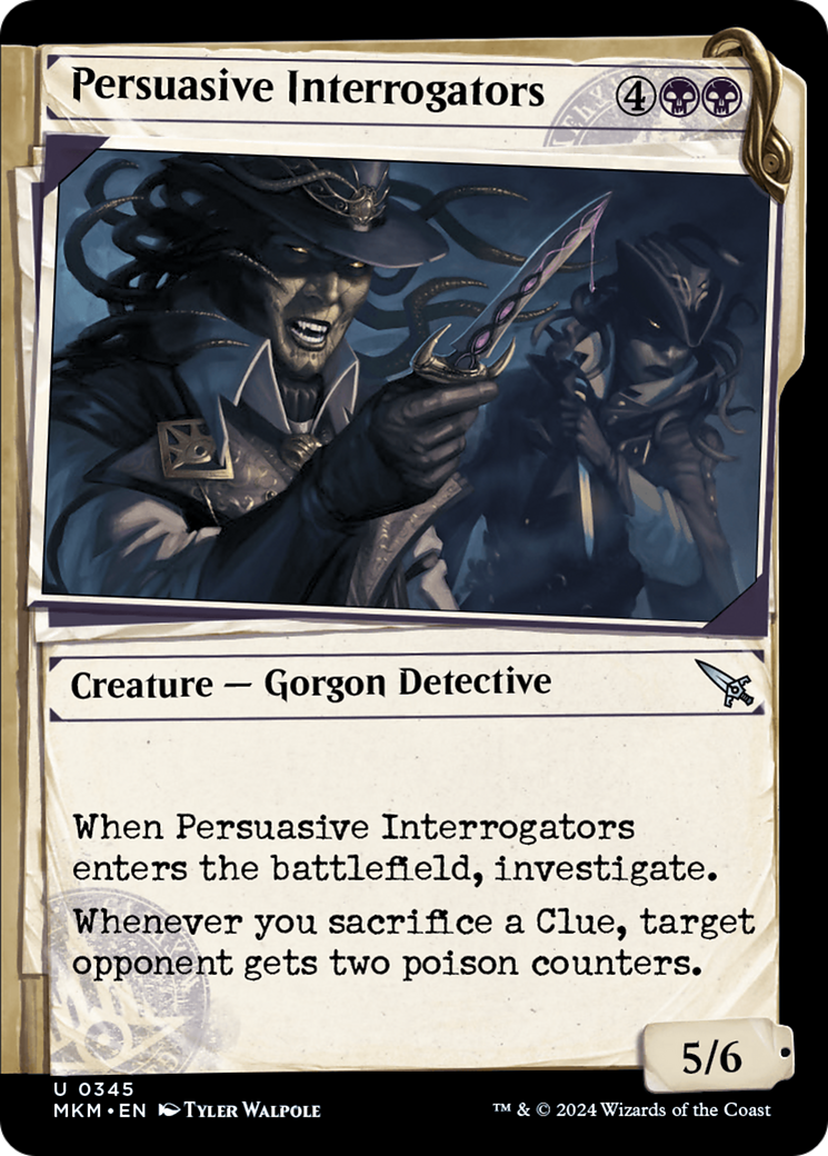 Persuasive Interrogators (MKM-345) - Murders at Karlov Manor: (Showcase) [Uncommon]