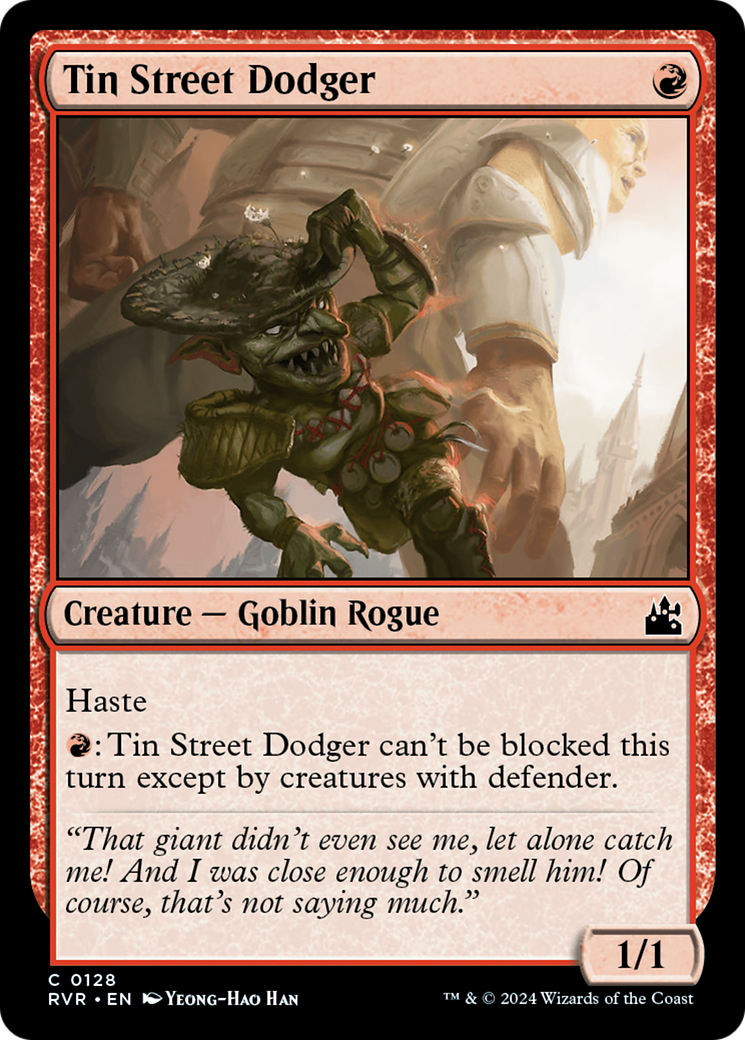 Tin Street Dodger (RVR-128) - Ravnica Remastered [Common]
