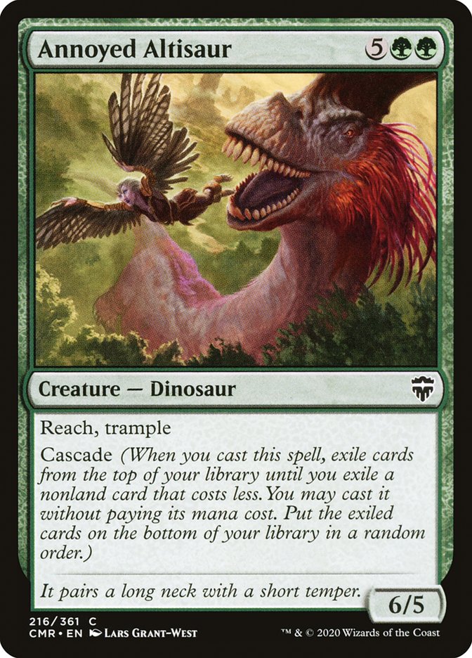 Annoyed Altisaur (CMR-216) - Commander Legends [Common]