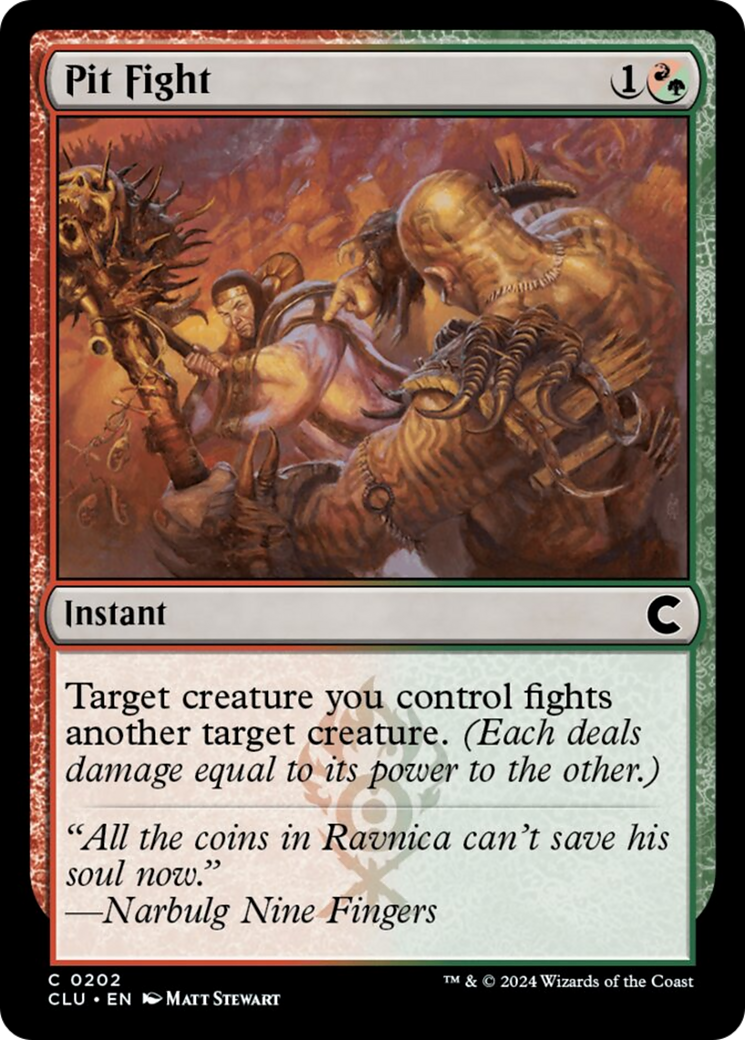 Pit Fight (CLU-202) - Ravnica: Clue Edition [Common]