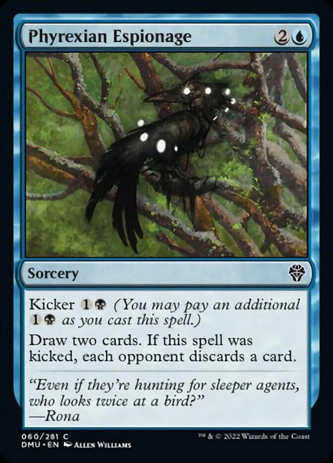 Phyrexian Espionage (DMU-060) - Dominaria United [Common]