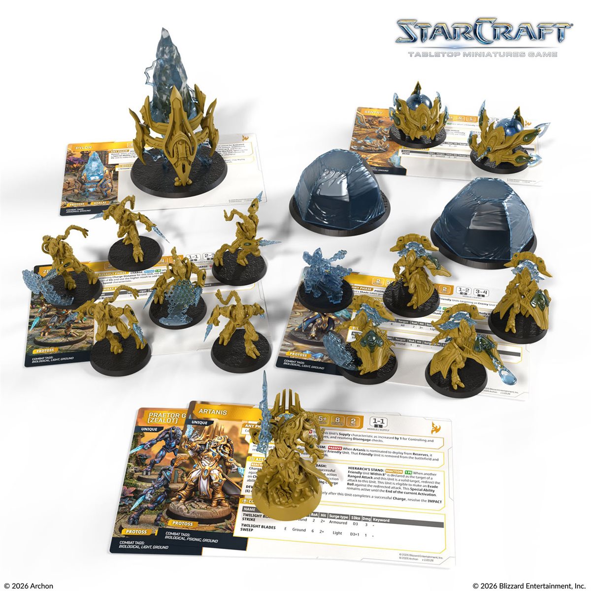 Starcraft: The Miniatures Game: Wave 1: Protoss: Starter Set - Founders Edition *PRE-ORDER*