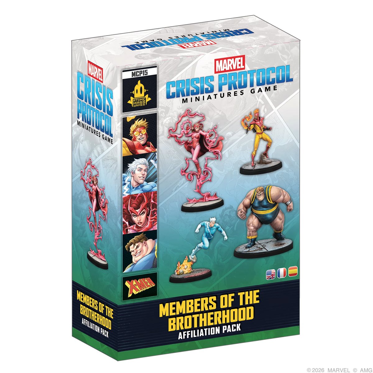 Marvel: Crisis Protocol: Members of the Brotherhood - Affiliation Pack *PRE-ORDER*