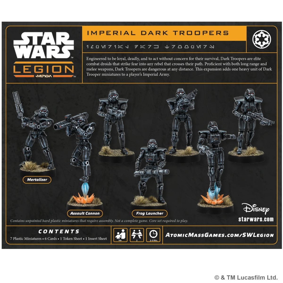 Star Wars: Legion – Imperial Dark Troopers Unit Expansion (Repacked)