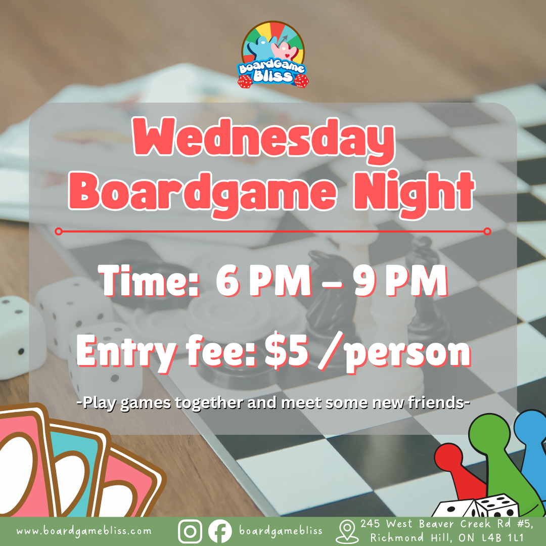The Bliss Fellowship - Wednesday Night Board Games