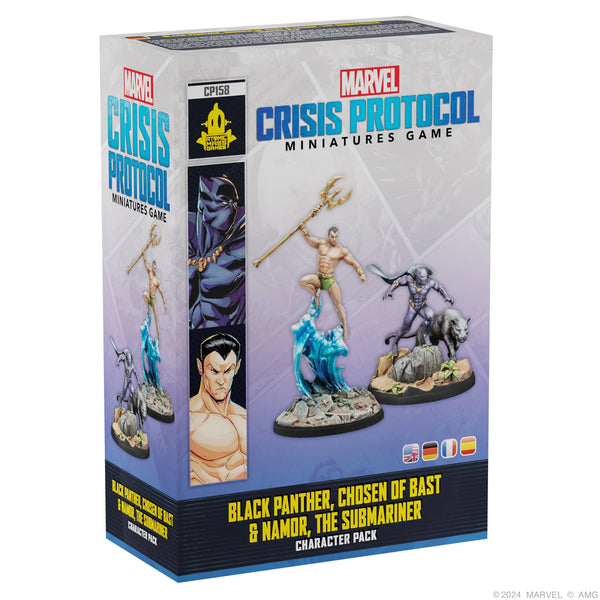 Marvel: Crisis Protocol – Black Panther, Chosen of Bast & Namor, The Sub-Mariner *PRE-ORDER*